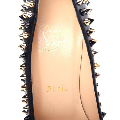 Christian Louboutin Nappa Daffodile Spikes 160 Pumps 37 Black 8 of 9