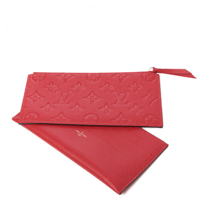 Louis Vuitton Empreinte Pochette Felicie Chain Wallet Scarlet 8 of 10