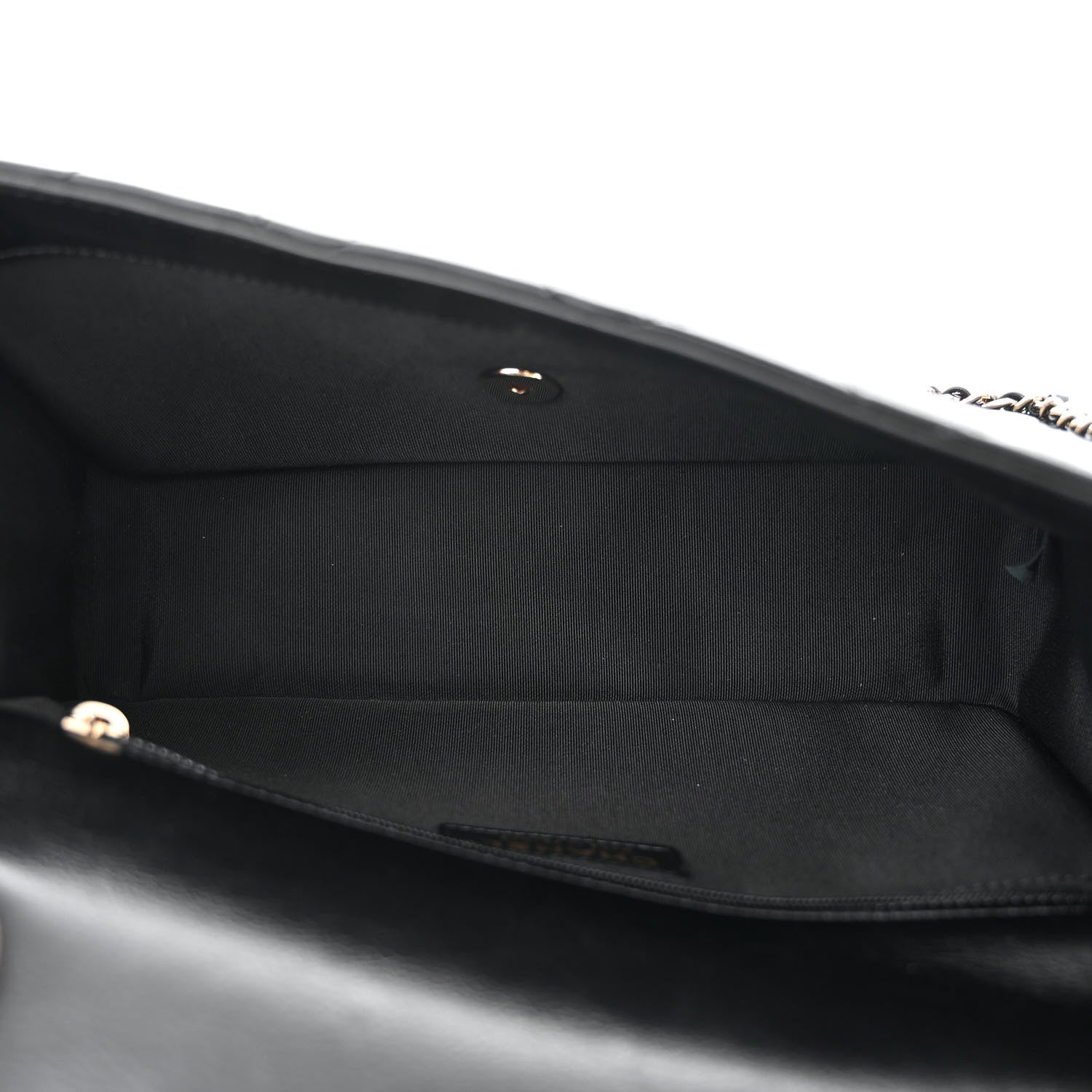 Chanel Crumpled Calfskin Medium Chain All Over Flap Black 5 of 10