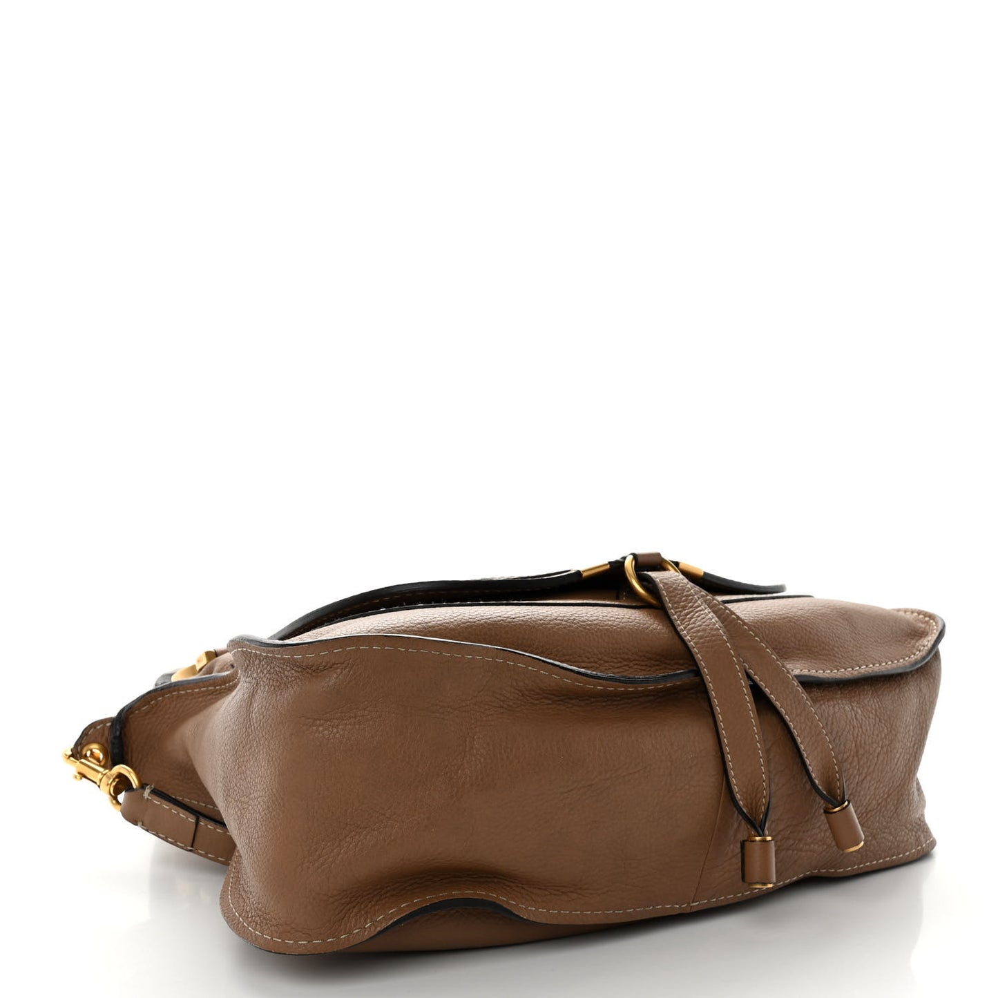 Calfskin Medium Marcie Satchel Nut