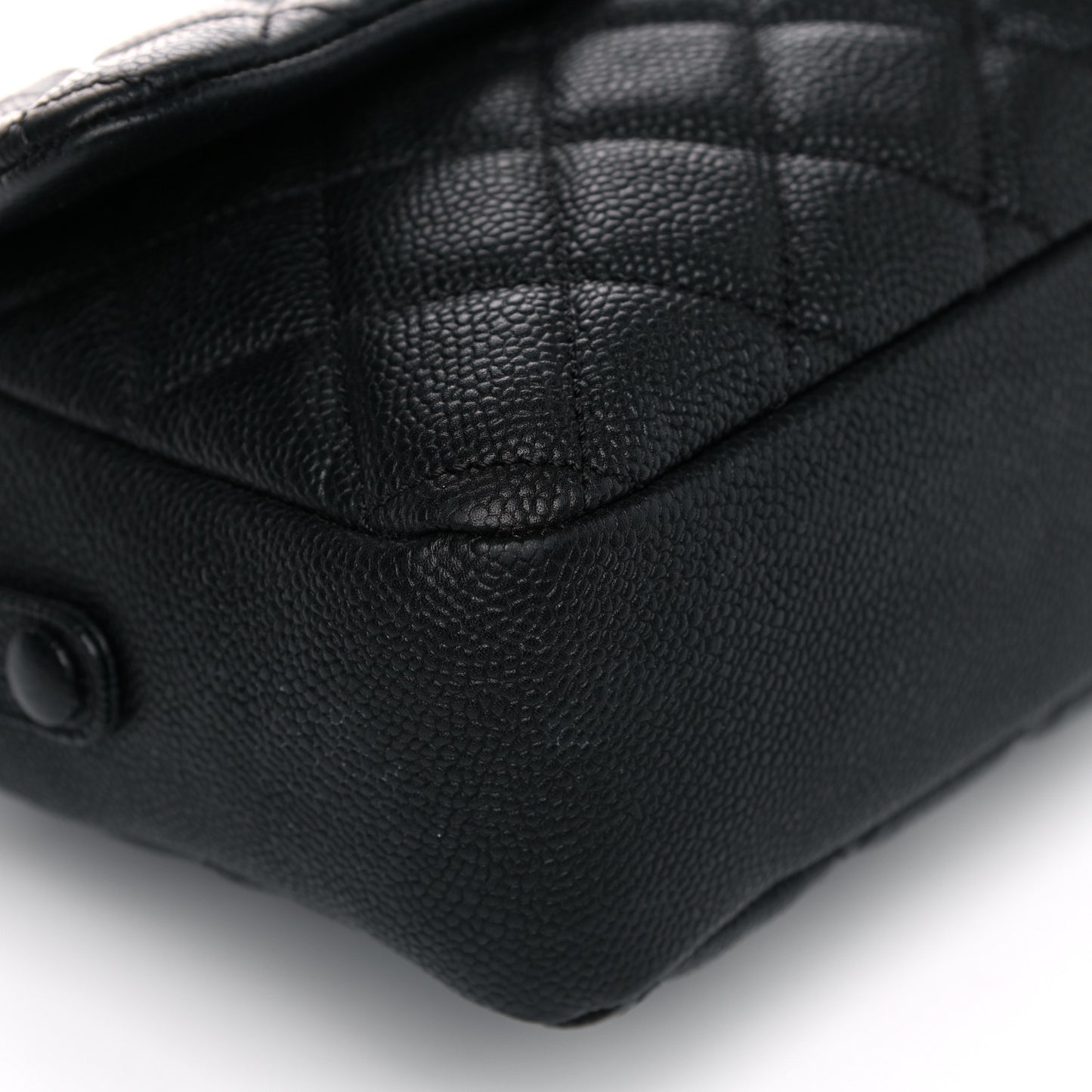 Caviar Quilted Jumbo Easy Flap Black