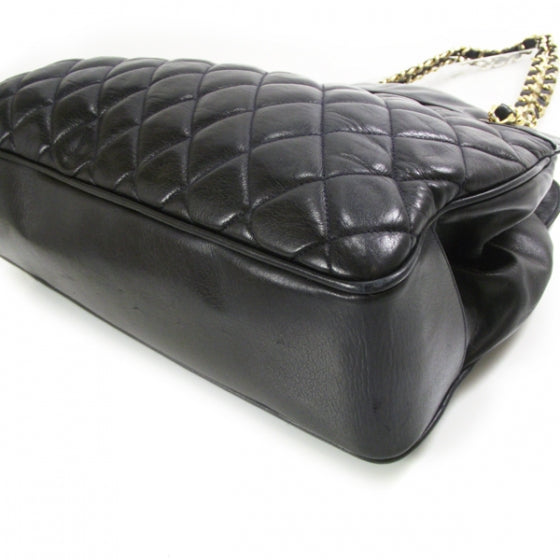 Chanel Lambskin Quilted Tote Navy 5 of 9