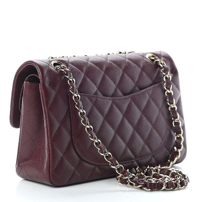 Chanel Caviar Quilted Small Double Flap Burgundy 2 of 8