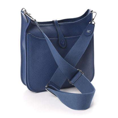 Hermes Epsom Evelyne III PM Deep Blue 3 of 13