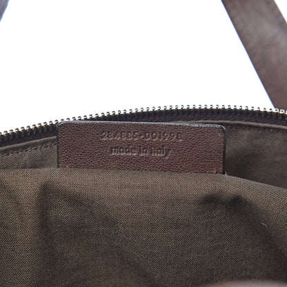 Saint Laurent Pebbled Lambskin Sac Bowly Dark Brown 7 of 14