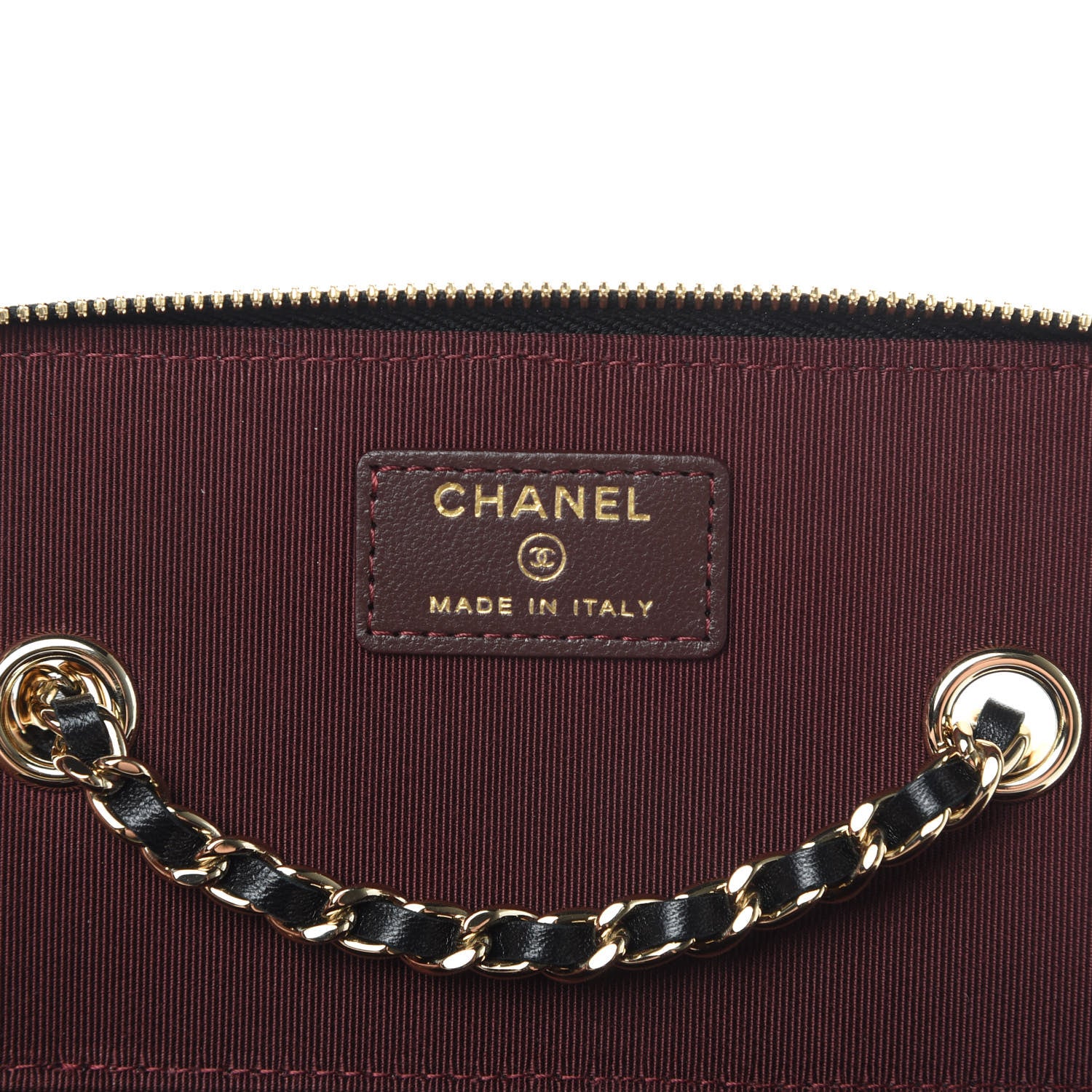 Chanel Lambskin Quilted Small Vanity Case With Chain Black 6 of 11