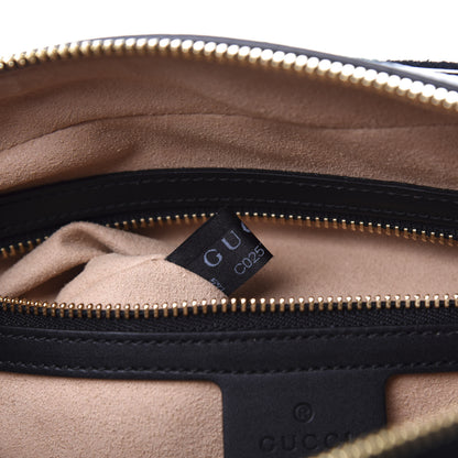 Gucci Suede Patent Web Small Ophidia Shoulder Bag Black 10 of 11