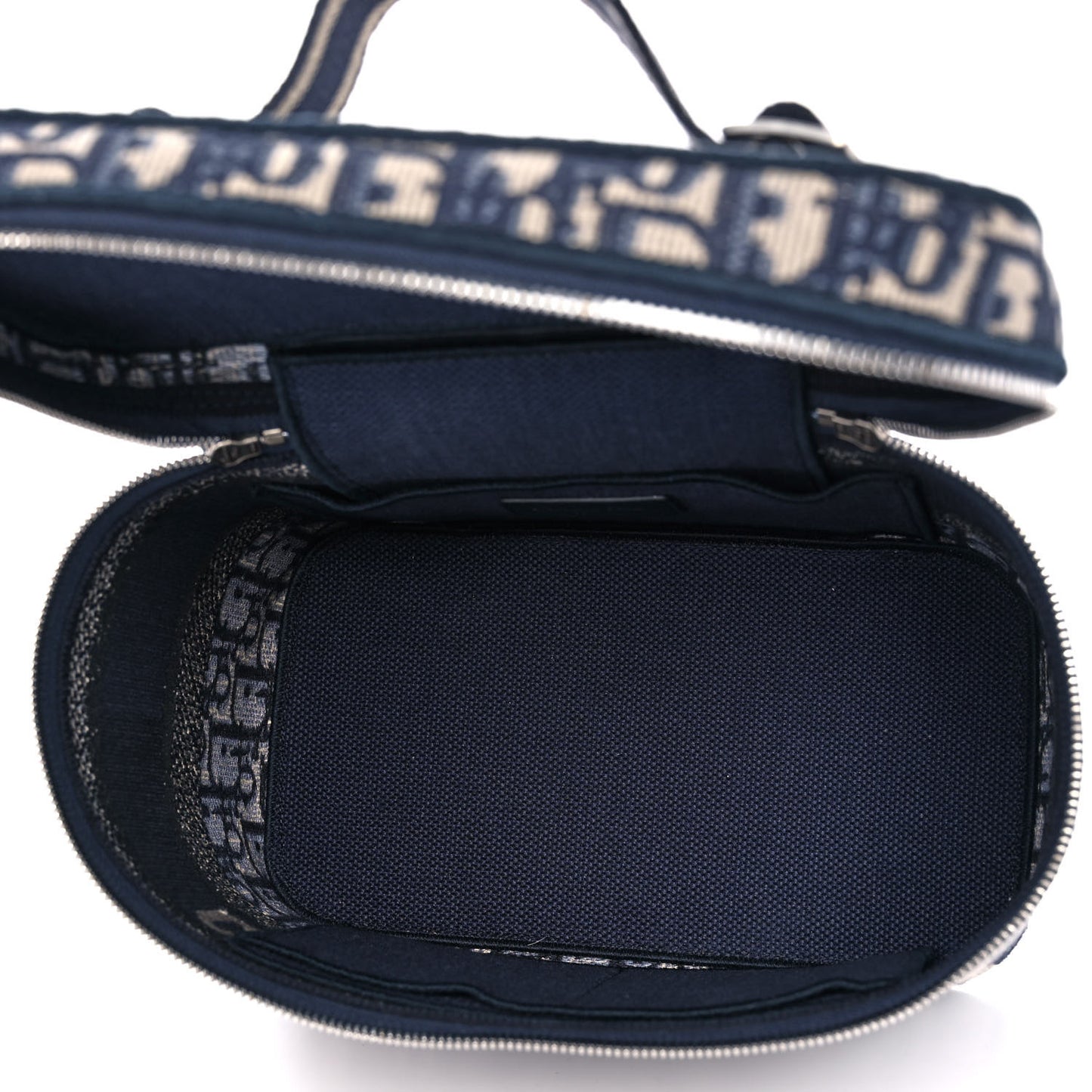 Oblique Diortravel Vanity Case Blue