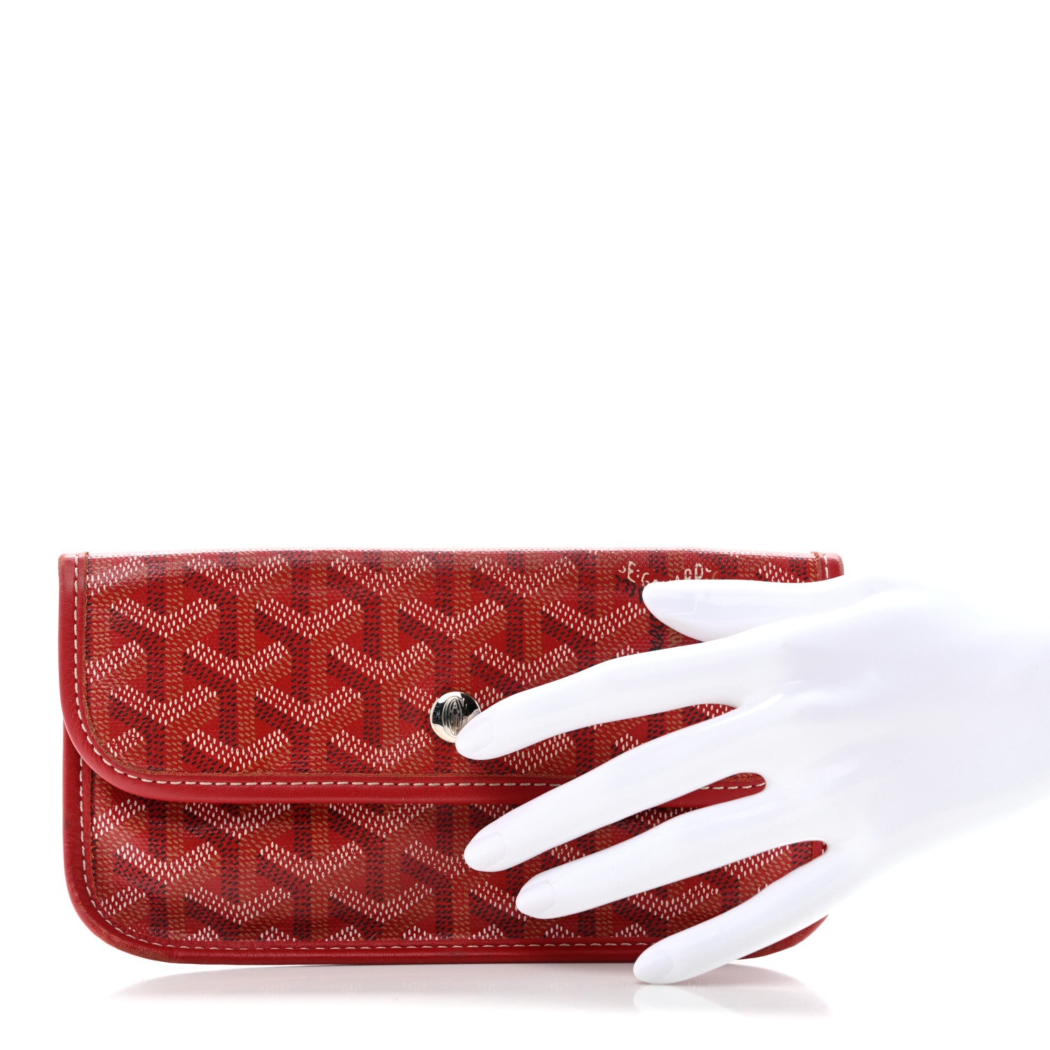 Goyard Goyardine Pouch Red 2 of 8