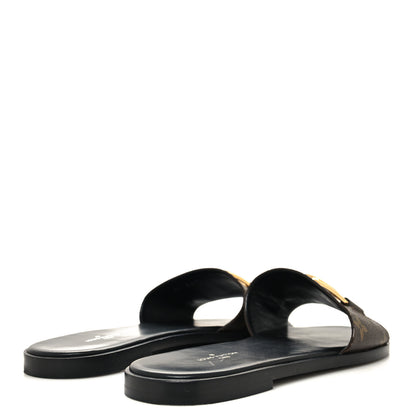 Louis Vuitton Patent Monogram Lock It Flat Mules 39 4 of 9