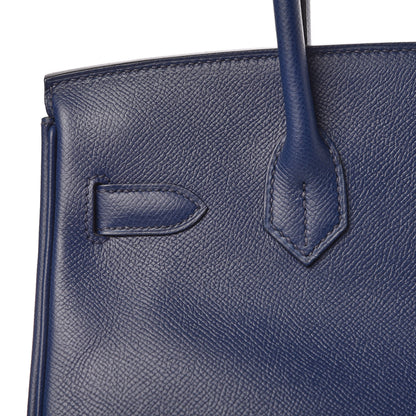 Hermes Epsom Birkin 30 Bleu Saphir 13 of 32