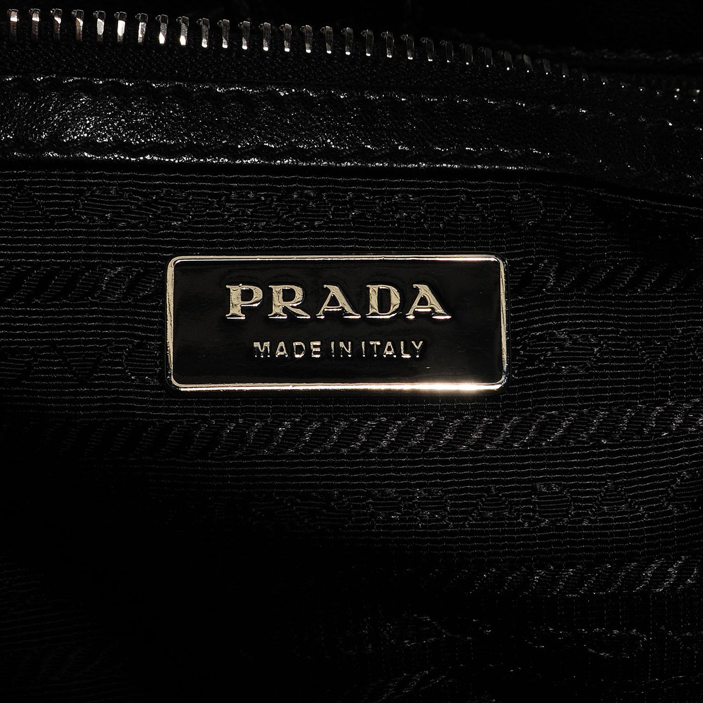 Nappa Gaufre Tote Nero Black