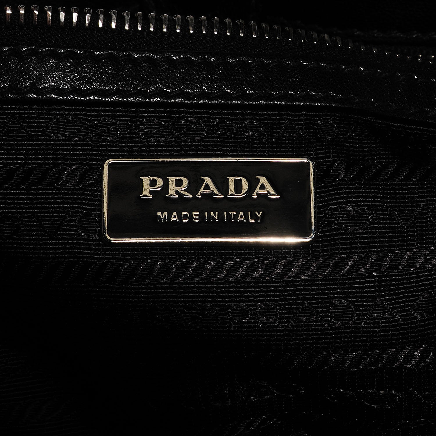 Prada Nappa Gaufre Tote Nero Black 9 of 11