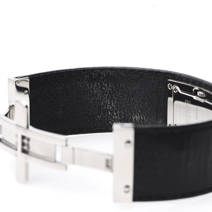 Gucci Stainless Steel Calfskin 18mm 7800S Quartz Watch Black 9 of 11
