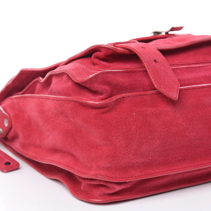 Proenza Schouler Suede Medium PS1 Satchel Raspberry 9 of 14