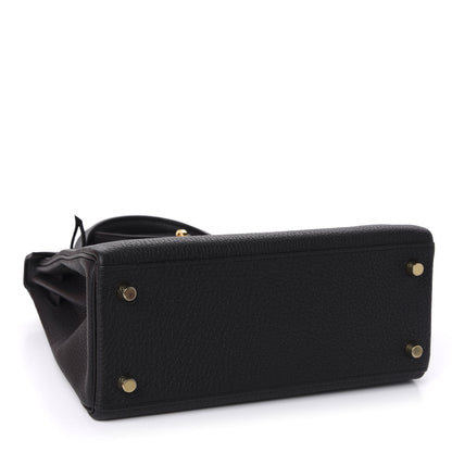 Hermes Togo Kelly Retourne 25 Black 5 of 11