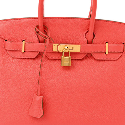 Hermes Taurillon Clemence Birkin 30 Rose Jaipur 7 of 13
