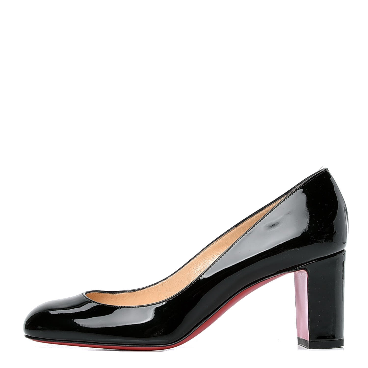 Christian Louboutin Patent Cadrilla 70 Pumps 37.5 Black 1 of 8