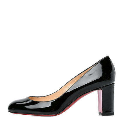 Christian Louboutin Patent Cadrilla 70 Pumps 37.5 Black 1 of 8