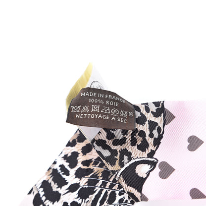 Hermes Silk Jungle Love Love Twilly Rose Pale Etoupe 3 of 4