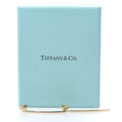 Tiffany 18K Yellow Gold T Bar Earrings 5 of 5