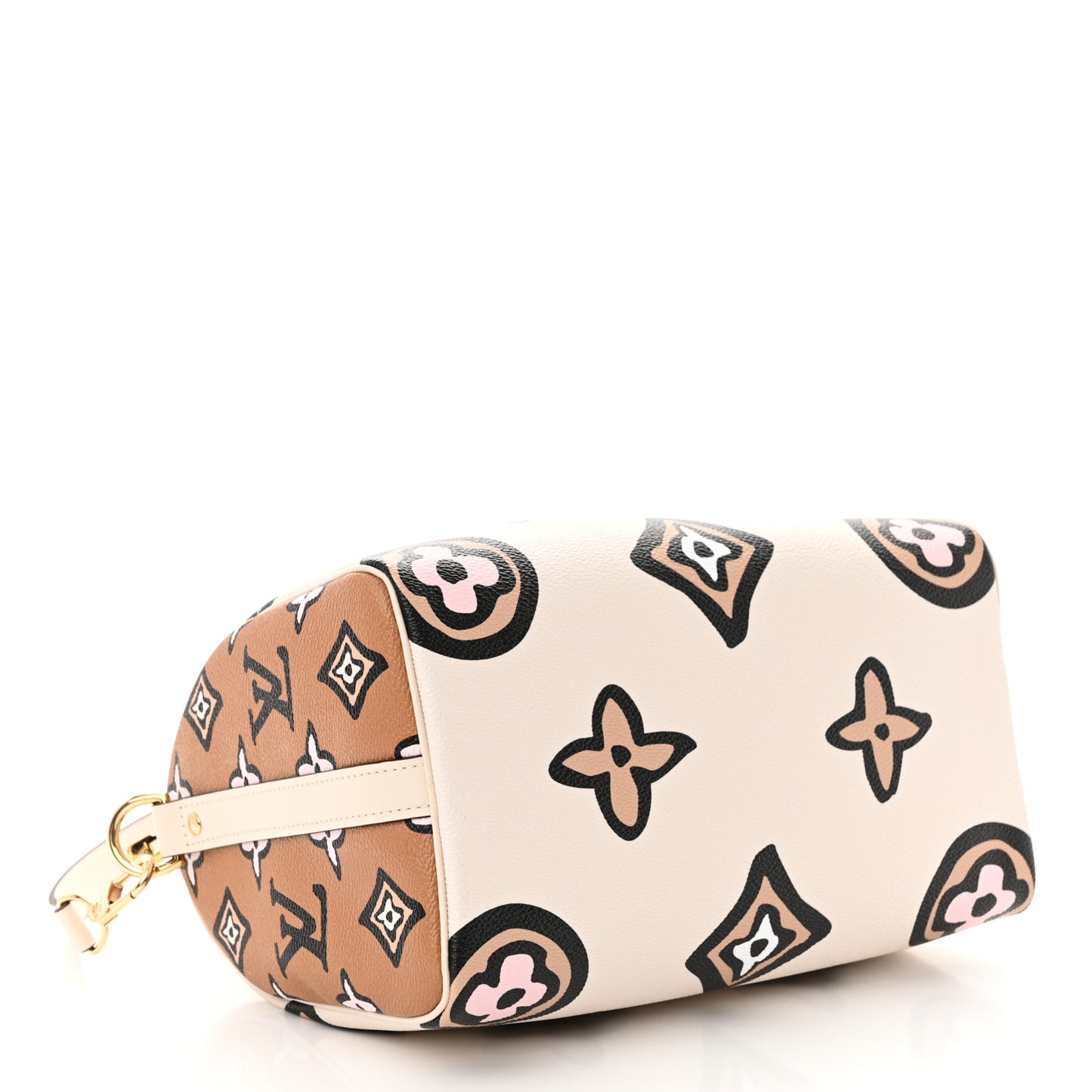 Monogram Giant Wild At Heart Speedy Bandouliere 25 Creme