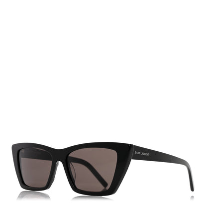 Saint Laurent Acetate Mica Cat Eye Sunglasses SL 276 Black 1 of 9