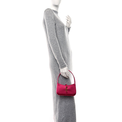 Saint Laurent Satin Le 5 A 7 Mini Hobo Guava Pink 2 of 10