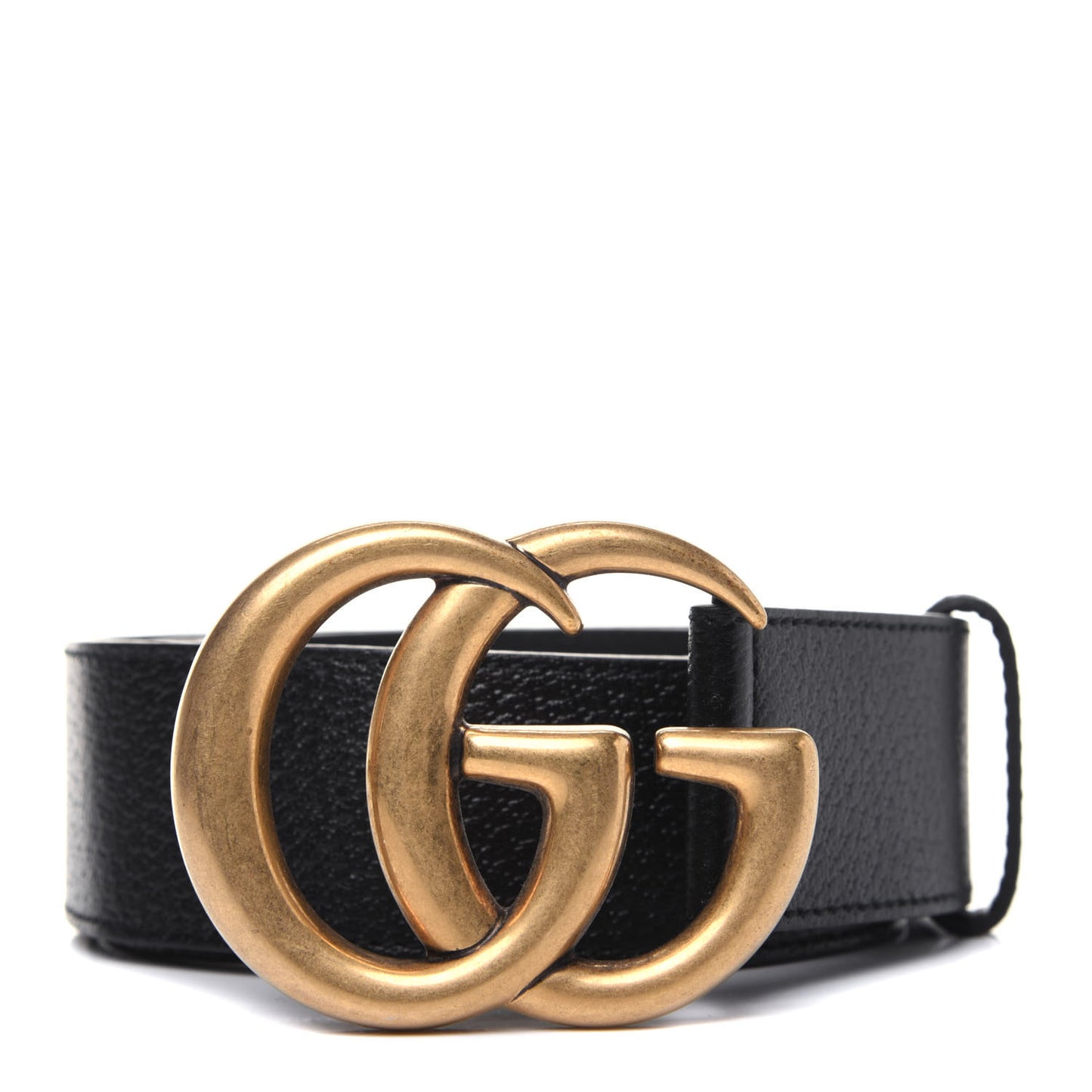 Textured Calfskin Double G 40mm Belt 85 34 Black