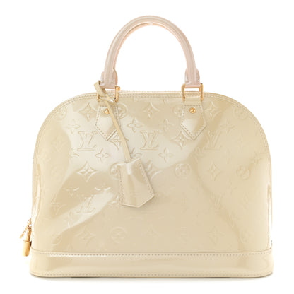 Louis Vuitton Vernis Alma PM Blanc Corail 1 of 10