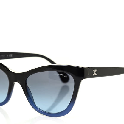 Chanel Acetate CC Cat Eye Summer Sunglasses 5350 Black 7 of 8