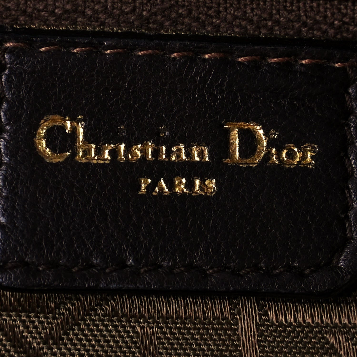 Christian Dior Lambskin Cannage Large Lady Dior Dark Brown 6 of 20