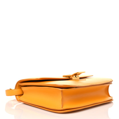Celine Box Calfskin Medium Classic Box Flap Bag Orange 3 of 10