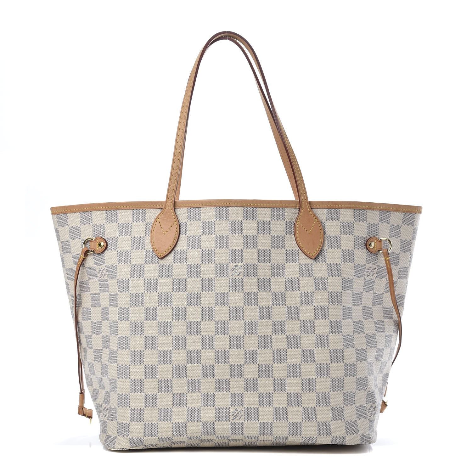 Louis Vuitton Damier Azur Neo Neverfull MM Rose Ballerine 1 of 12