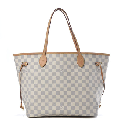 Louis Vuitton Damier Azur Neo Neverfull MM Rose Ballerine 1 of 12