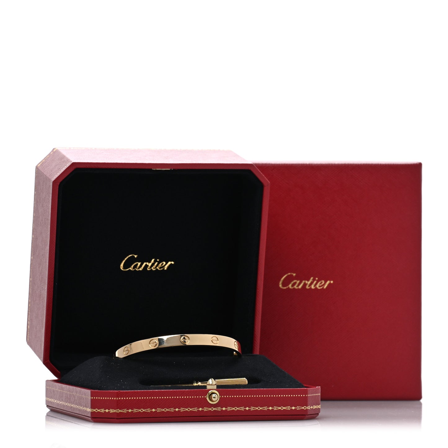 18K Yellow Gold LOVE Bracelet 19