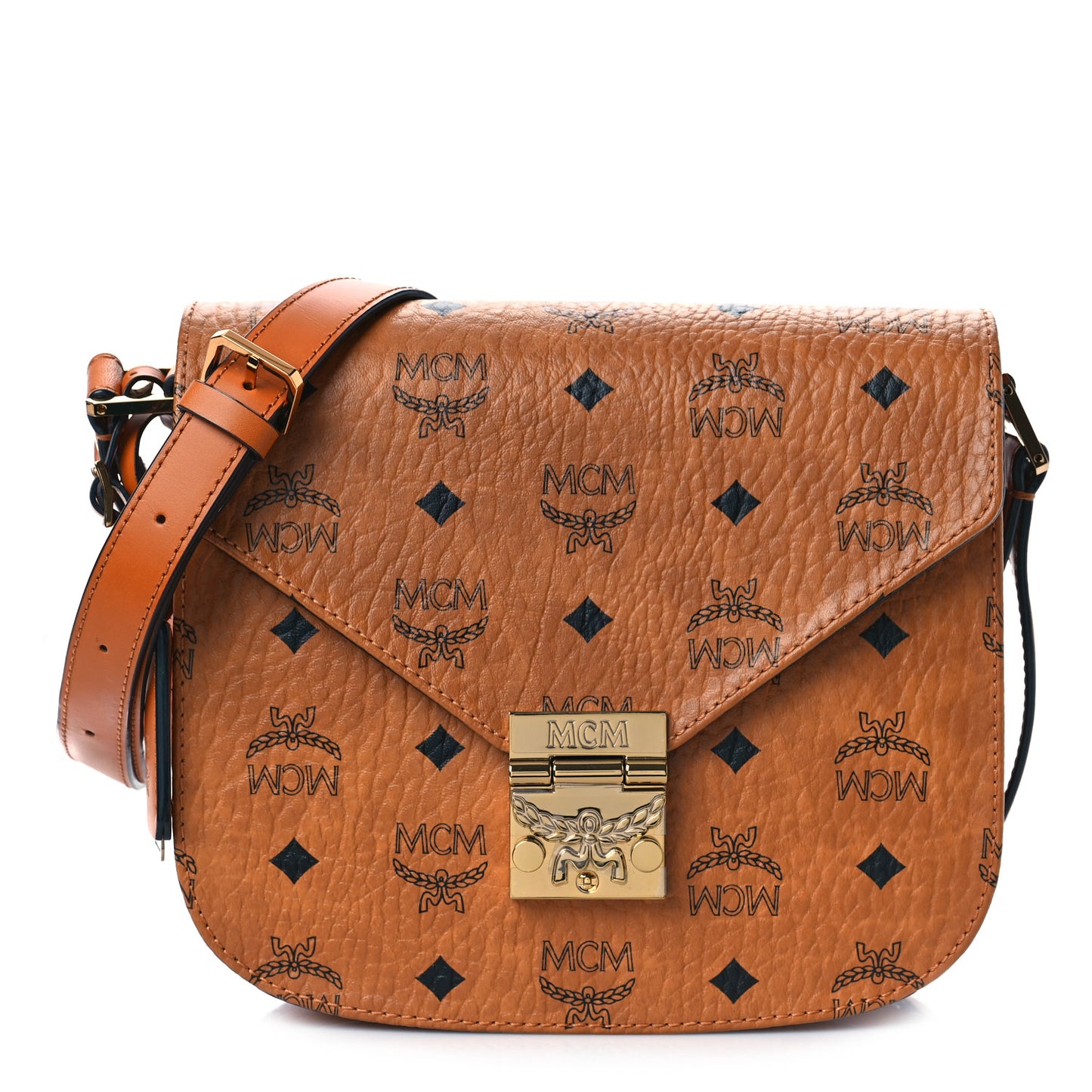 Visetos Patricia Crossbody Bag Cognac