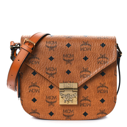 MCM Visetos Patricia Crossbody Bag Cognac 1 of 7