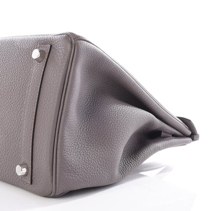 Hermes Togo Birkin 30 Etain 7 of 11
