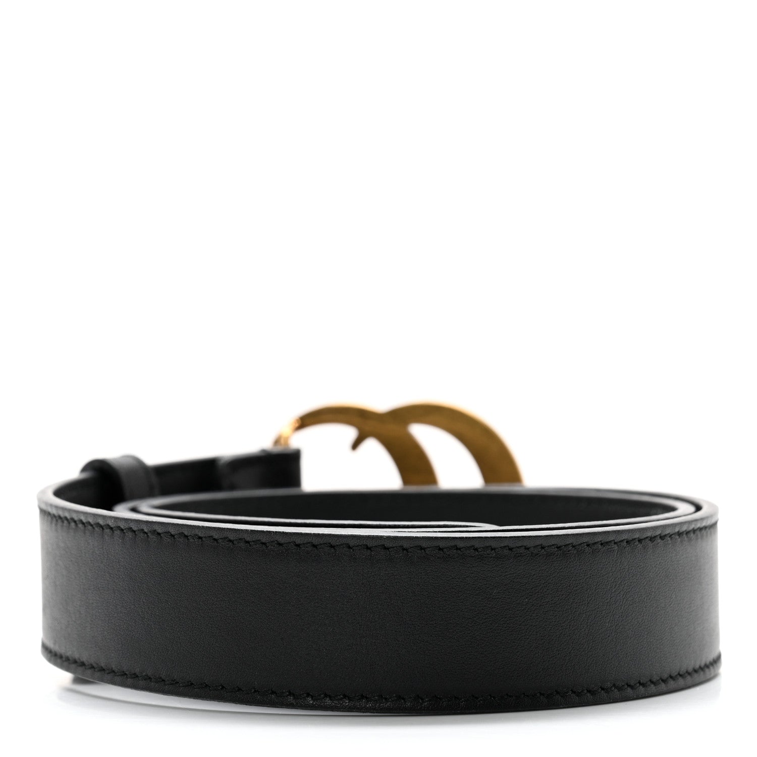 Gucci Calfskin Double G 30mm Belt 75 30 Black 2 of 7