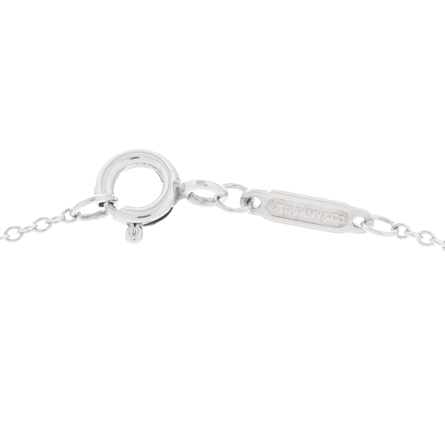 Tiffany Sterling Silver Mini Infinity Pendant Necklace 3 of 4