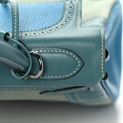 Hermes Veau Doblis Taurillon Clemence Evergrain Ghillies Kelly Retourne 32 Turquoise Ciel 10 of 38