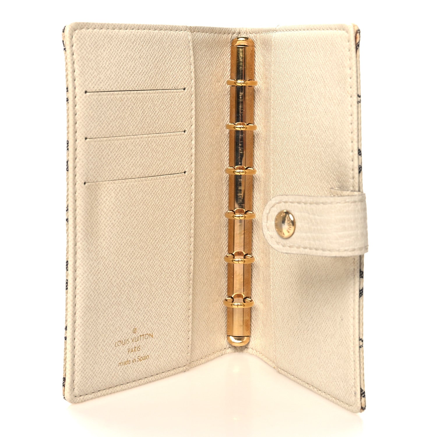 Louis Vuitton Mini Lin Croisette Small Ring Agenda Blue 5 of 8
