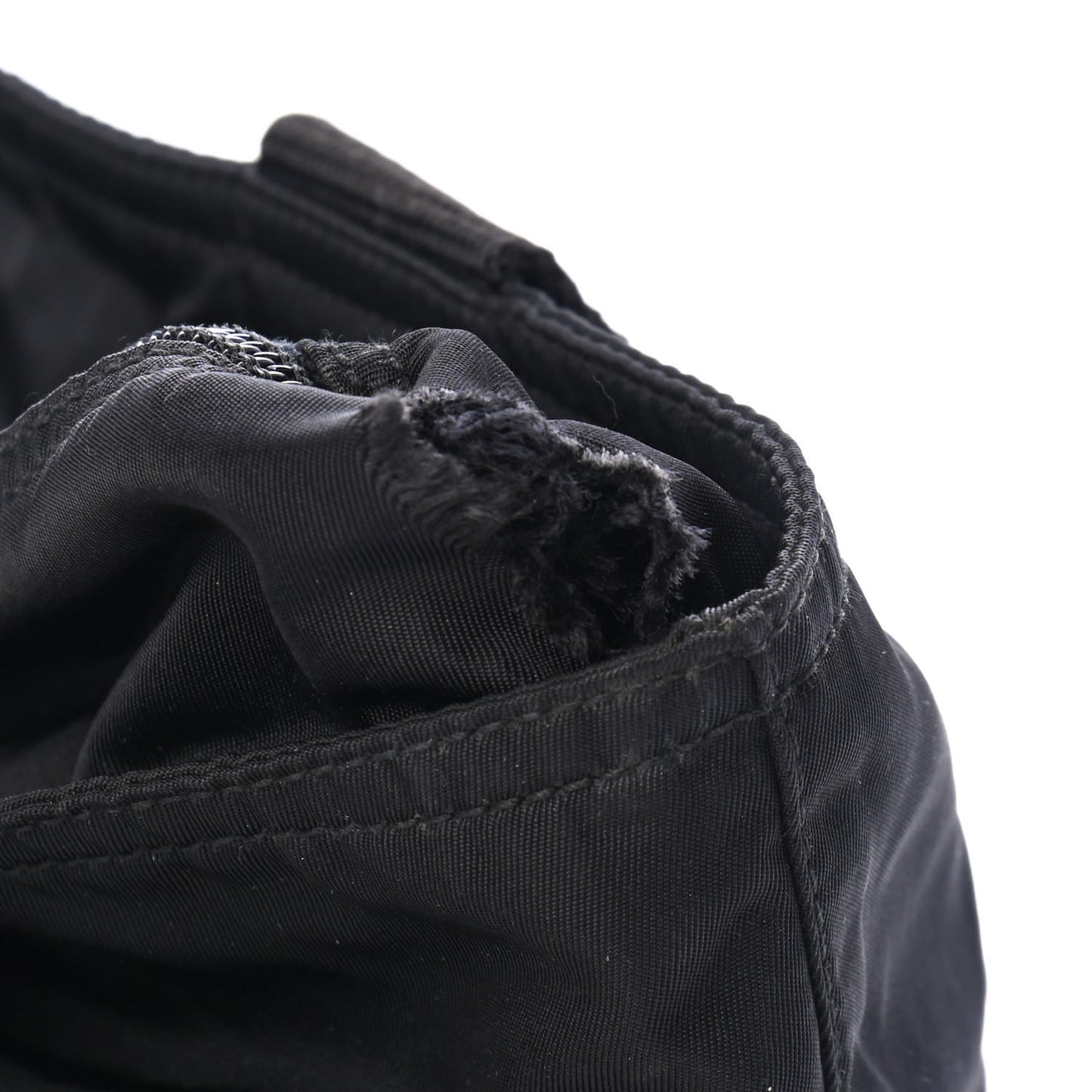 Nylon Vela Shopping Tote Black