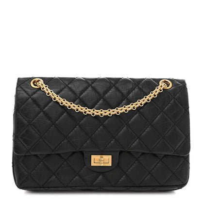 Chanel Aged Calfskin Quilted 2.55 Reissue 226 Flap Black 1 of 11
