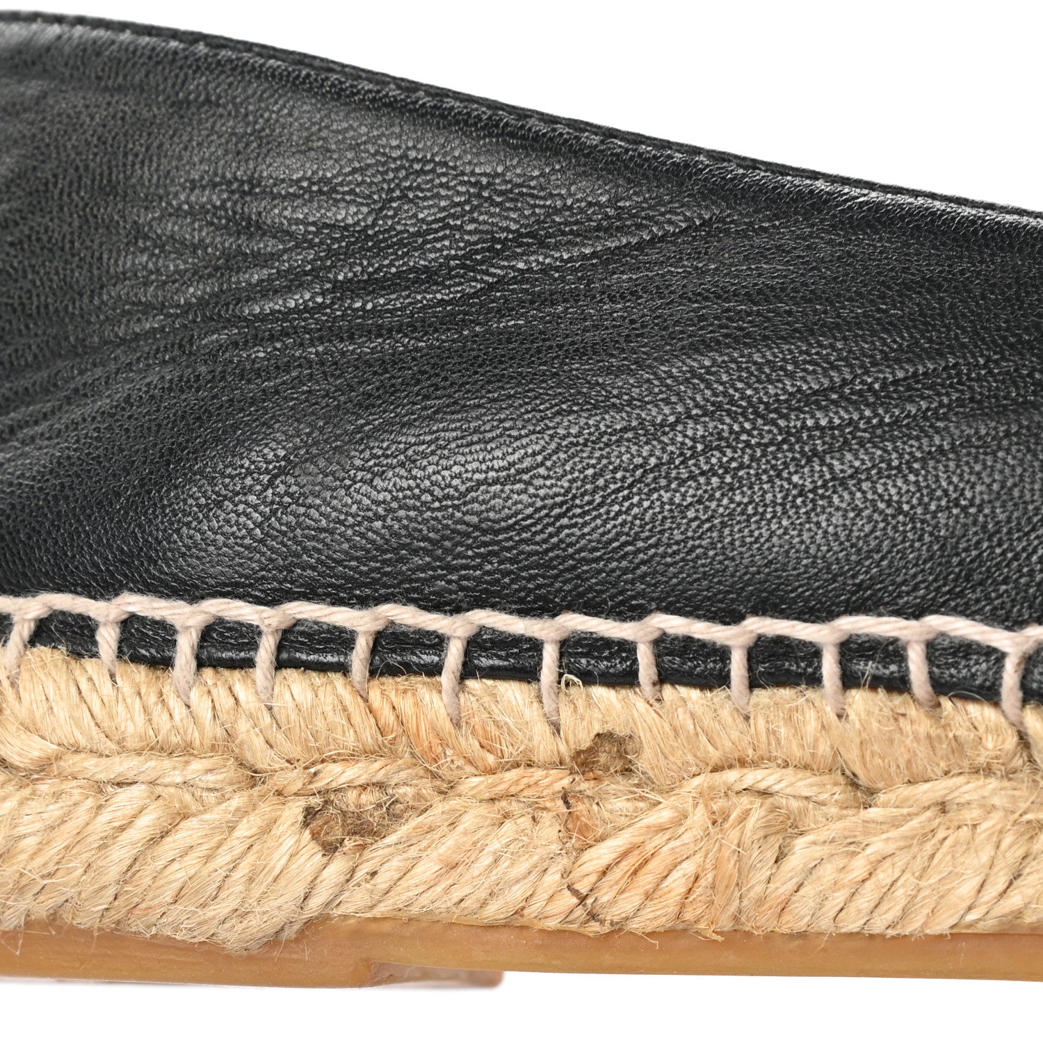 Chanel Lambskin CC Espadrilles 37 Black 11 of 11
