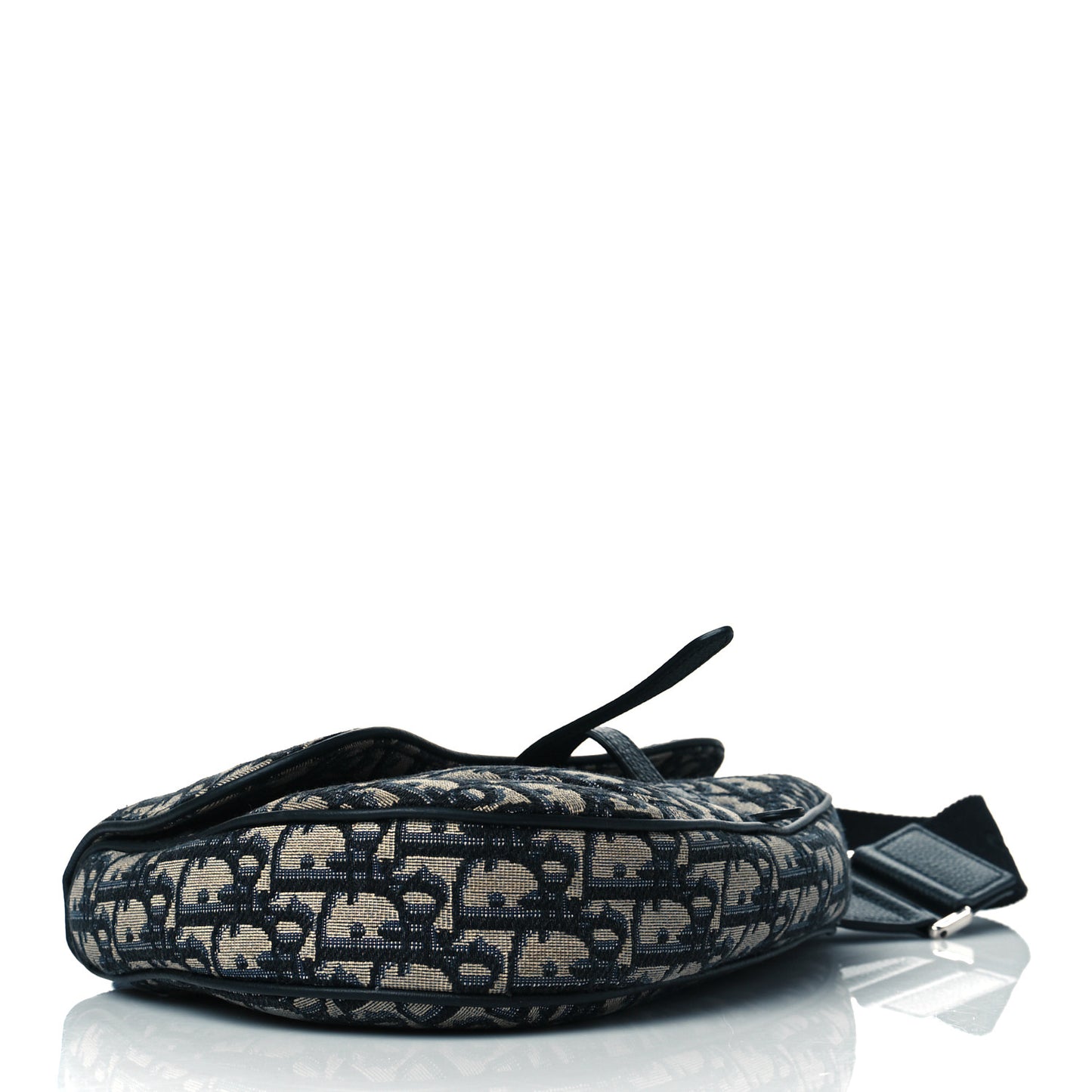 Oblique Mens Saddle Bag Blue