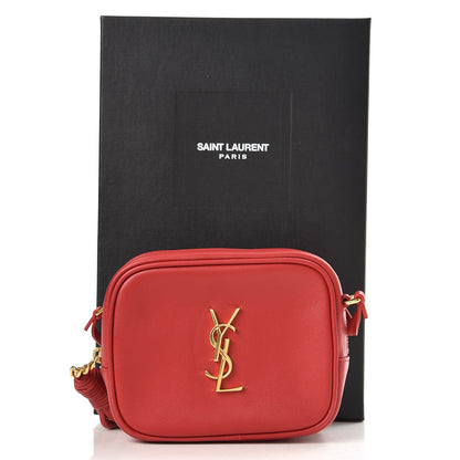 Saint Laurent Nappa Monogram Blogger Bag New Red 8 of 8