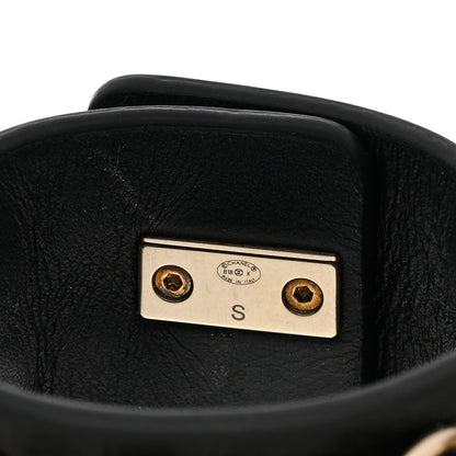 Chanel Lambskin CC Chain Turnlock Bracelet S Black 4 of 5