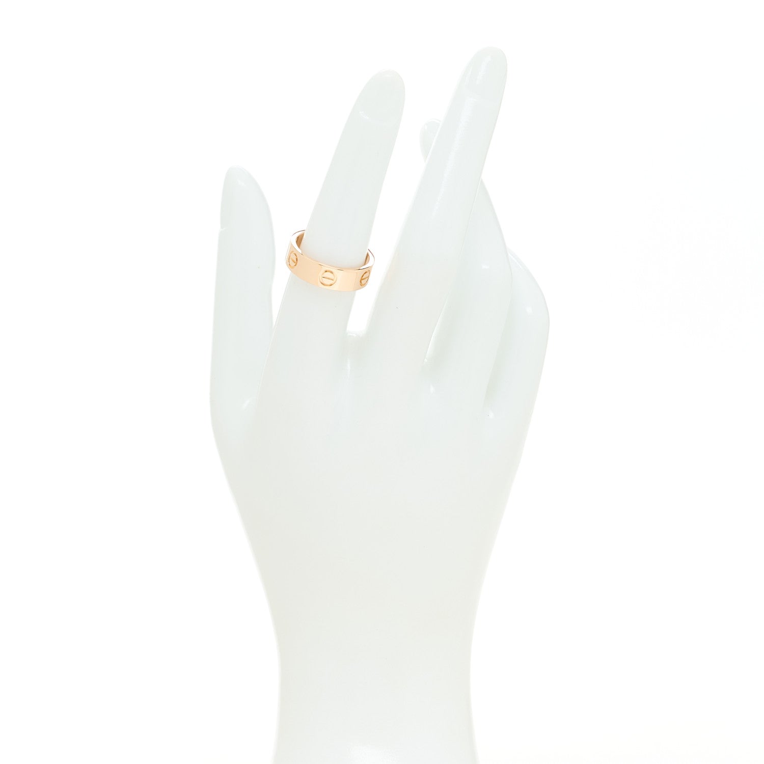 Cartier 18K Pink Gold 5.5mm LOVE Ring 53 6.5 2 of 5